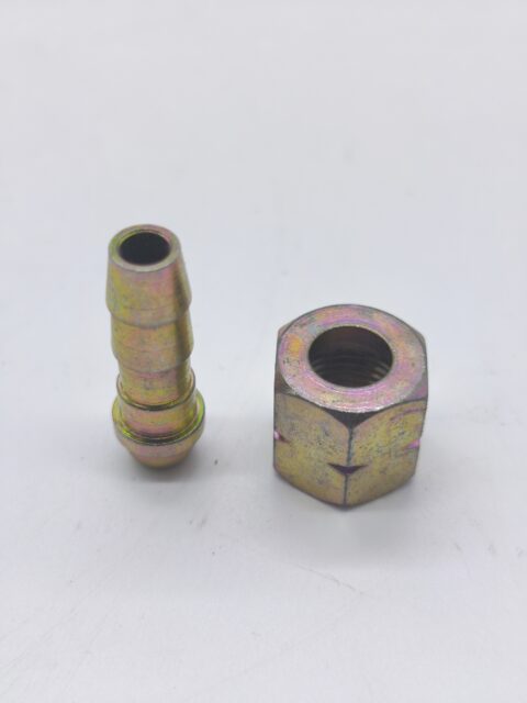 Tömlővég 1/4" balmenetes réz