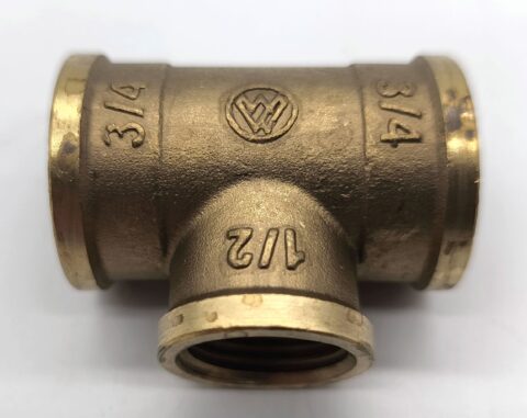 3/4"-1/2"-3/4" SR szűkített T-idom