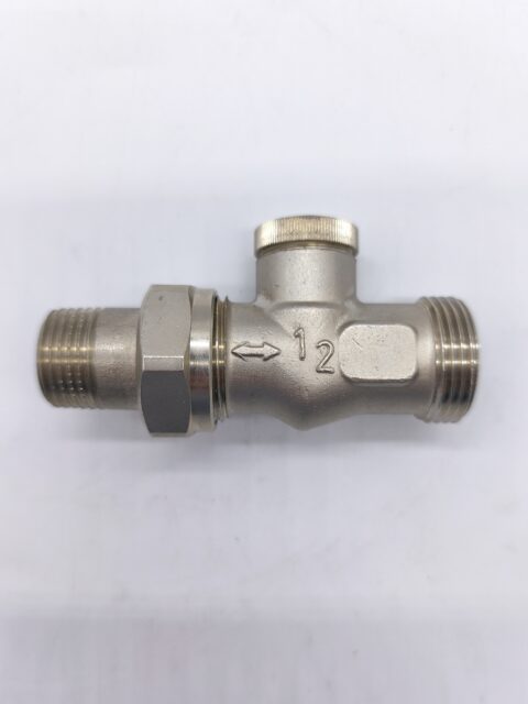 HERZ 1/2" egyenes vissza radiátorszelep KM RL-1