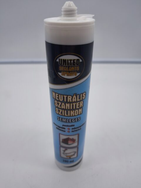United Sealants Neutrális szaniter szilikon 280 ml fehér, fehér