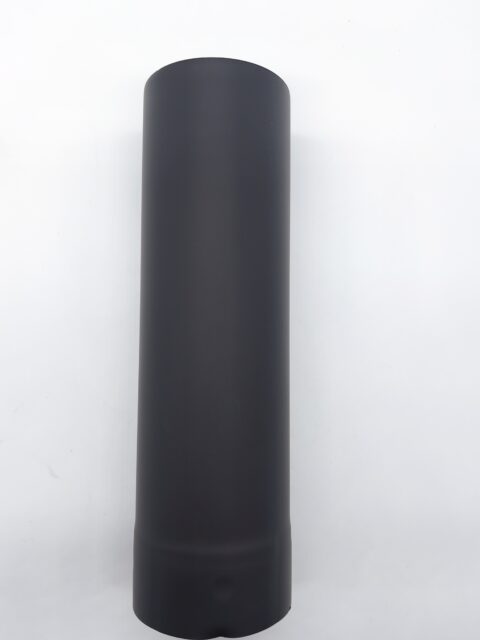 Hunor 120/400 festett füstcső fekete acél (0,5mm)