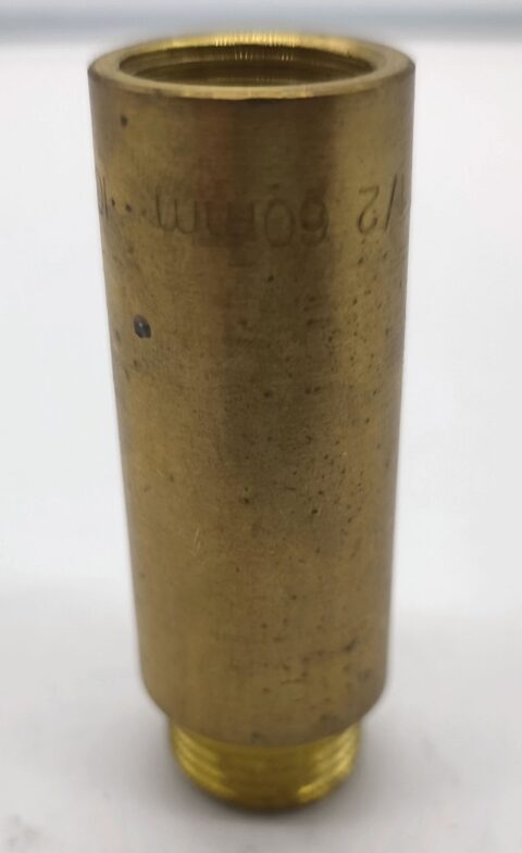 Csaphosszabbító 1/2" 60mm réz