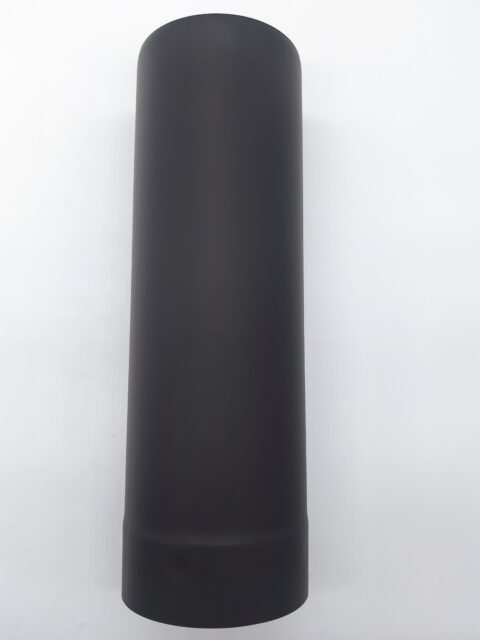 Hunor 130/400 festett füstcső fekete acél (0,5mm)